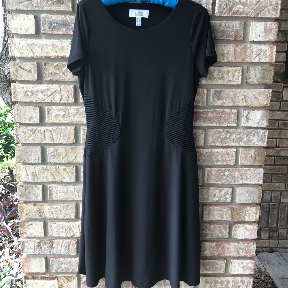 Badgley Mishka Black Midi Dress
